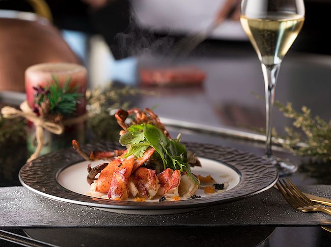 乾杯はシャンパンで